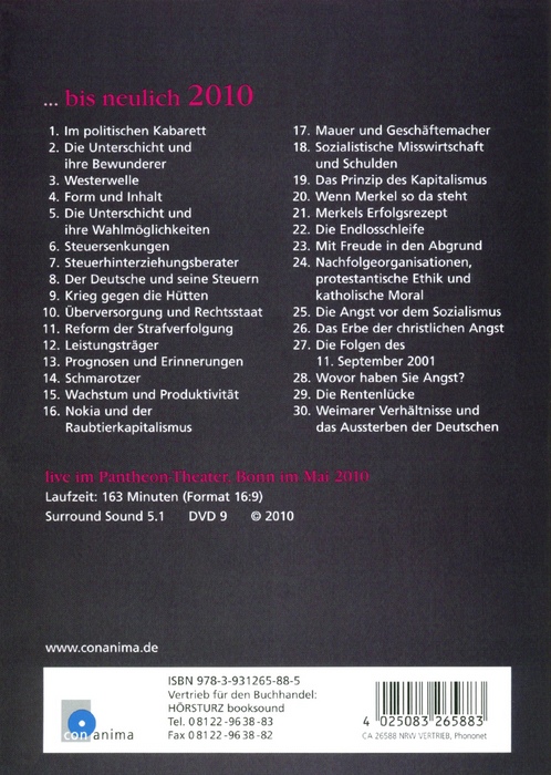 Volker Pispers ... bis neulich 2010