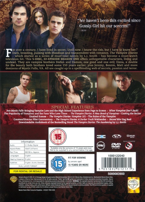 The Vampire Diaries: Season 1: Disc 4