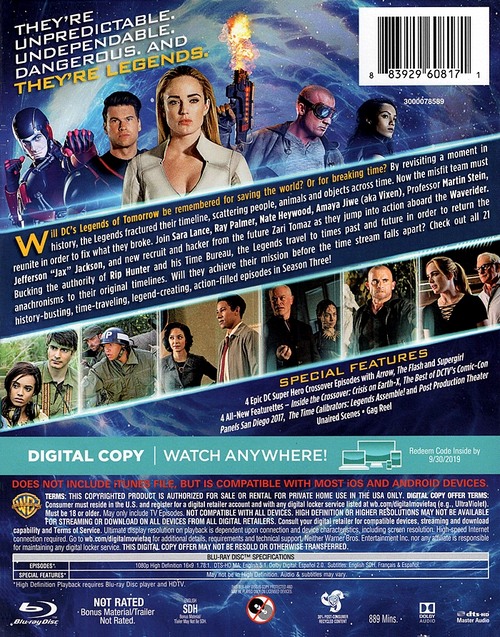 Legends of Tomorrow: Season 3: Disc 2