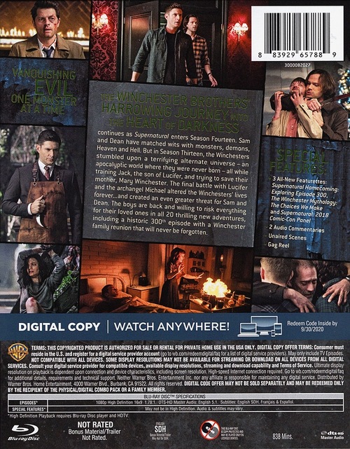 Supernatural: Season 14: Disc 2