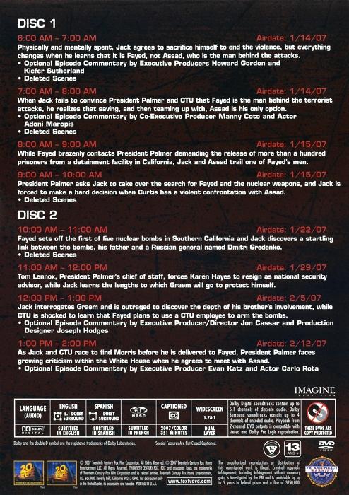 24: Season 6: Disc 1