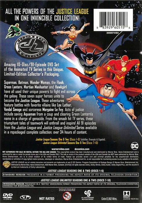 Justice League Unlimited: Die komplette Serie
